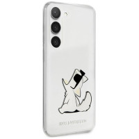 Karl Lagerfeld KLHCS23MCFNRC S23+ S916 transparent hardcase Choupette Fun