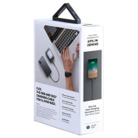 Uniq Flex USB-C / Lightning 18W nylon cable 30 cm - gray