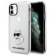 Karl Lagerfeld case for iPhone 11 / XR from the Ikonik Choupette series - transparent