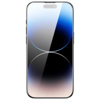 Baseus Full Screen Tempered Glass for iPhone 14 Pro Max with Speaker Cover 0.4mm + Mounting Kit