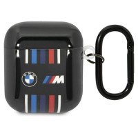 BMW BMA222SWTK AirPods 1/2 cover black/black Multiple Colored Lines