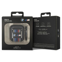BMW BMA222SWTK AirPods 1/2 cover black/black Multiple Colored Lines