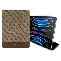 Guess 4G Stripe Allover case for iPad Pro 12.9" - brown
