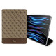 Guess 4G Stripe Allover case for iPad Pro 12.9" - brown