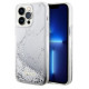 Guess GUHCP14XLCSGSGH iPhone 14 Pro Max 6.7" white/white hardcase Liquid Glitter Marble