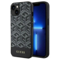 Guess GUHMP14MHGCFSEK iPhone 14 Plus 6.7" black/black hardcase GCube Stripes MagSafe