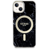 Guess GUHMP14MPCUMAK iPhone 14 Plus 6.7" black/black hardcase Marble MagSafe