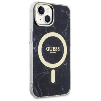 Guess GUHMP14MPCUMAK iPhone 14 Plus 6.7" black/black hardcase Marble MagSafe