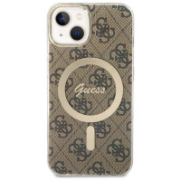 Guess 4G MagSafe case for iPhone 14 - brown