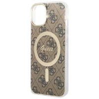 Guess 4G MagSafe case for iPhone 14 - brown