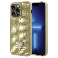Guess GUHCP14XHDGTPD iPhone 14 Pro Max 6.7" gold/gold hardcase Rhinestone Triangle