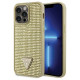 Guess GUHCP14XHDGTPD iPhone 14 Pro Max 6.7" gold/gold hardcase Rhinestone Triangle