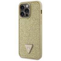 Guess GUHCP14XHDGTPD iPhone 14 Pro Max 6.7" gold/gold hardcase Rhinestone Triangle