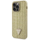 Guess GUHCP14XHDGTPD iPhone 14 Pro Max 6.7" gold/gold hardcase Rhinestone Triangle