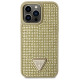 Guess GUHCP14XHDGTPD iPhone 14 Pro Max 6.7" gold/gold hardcase Rhinestone Triangle