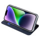 Dux Ducis Skin Pro Wallet Case for iPhone 15 Plus - Blue