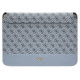 Guess 4G Stripe Metal Logo case for a 14" laptop - blue