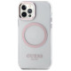 Guess Etui Guess Metal Outline Magsafe na iPhone 12 / iPhone 12 Pro - różowe