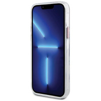 Guess Etui Guess Metal Outline Magsafe na iPhone 12 / iPhone 12 Pro - różowe