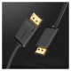 Ugreen DP102 10244 DisplayPort 1.2 4K / DisplayPort 1.2 4K Cable 1 m - Black