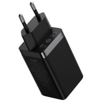 Baseus GaN 2xUSB C 1xUSB 65W fast charger Baseus GaN5 Pro + USB C - USB C 100W cable - black