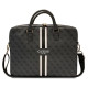 Guess 4G Printed Stripes bag for a 16" laptop - black