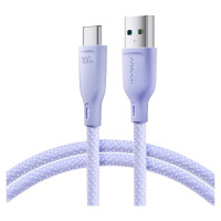 Joyroom Multi-Color Series S-A34 USB-A / USB-C 100W Cable 1m - Purple