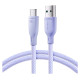 Joyroom Multi-Color Series S-A34 USB-A / USB-C 100W Cable 1m - Purple