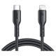 Joyroom Flash-Charge Series SA26-CL3 USB-C / Lightning cable 30W 1m - black