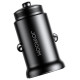 Joyroom JR-CCN06 30W 2x USB-C mini car charger metal - black