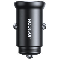 Joyroom JR-CCN06 30W 2x USB-C mini car charger metal - black