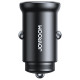 Joyroom JR-CCN06 30W 2x USB-C mini car charger metal - black