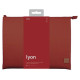Uniq Lyon Waterproof RPET case for a 14" laptop - red