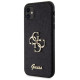 Guess GUHCN61HG4SGK case for iPhone 11 / Xr - black Glitter Script Big 4G