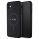 Guess GUHMN61PSAHMCK case for iPhone 11 / Xr - black Saffiano MagSafe