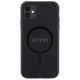 Guess GUHMN61PSAHMCK case for iPhone 11 / Xr - black Saffiano MagSafe