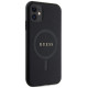 Guess GUHMN61PSAHMCK case for iPhone 11 / Xr - black Saffiano MagSafe