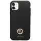 Guess GUHCN614DGPK Case for iPhone 11 / Xr - Black Silicone Logo Strass 4G