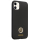 Guess GUHCN614DGPK Case for iPhone 11 / Xr - Black Silicone Logo Strass 4G