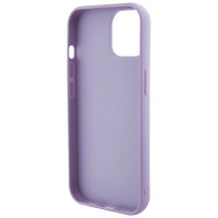 Guess Sequin Script Metal case for iPhone 15 - purple