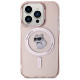 Karl Lagerfeld IML Choupette MagSafe case for iPhone 15 Pro - pink