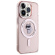 Karl Lagerfeld IML Choupette MagSafe case for iPhone 15 Pro - pink