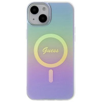 Guess GUHMP15SHITSU iPhone 15 6.1" purple/purple hardcase IML Iridescent MagSafe