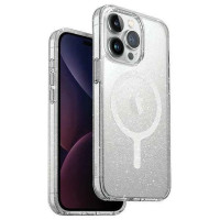 Uniq LifePro Xtreme Magclick Charging Case for iPhone 15 Pro Max - Transparent Silver