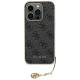 Guess GUHCP15LGF4GGR iPhone 15 Pro 6.1" gray/gray hardcase 4G Charms Collection