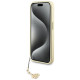 Guess GUHCP15LGF4GGR iPhone 15 Pro 6.1" gray/gray hardcase 4G Charms Collection