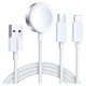 Joyroom S-IW008 3-in-1 cable magnetic charger USB-A - Lightning/USB-C 1.2m - white