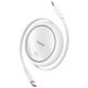 Baseus Free2Draw Mini USB-C - USB-C 100W 1m retractable cable - white