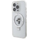Karl Lagerfeld KLHMP14LHMRSKCH iPhone 14 Pro 6.1" white/white hardcase Ring Stand Karl&Choupette MagSafe