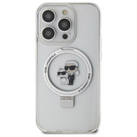 Karl Lagerfeld KLHMP14LHMRSKCH iPhone 14 Pro 6.1" white/white hardcase Ring Stand Karl&Choupette MagSafe